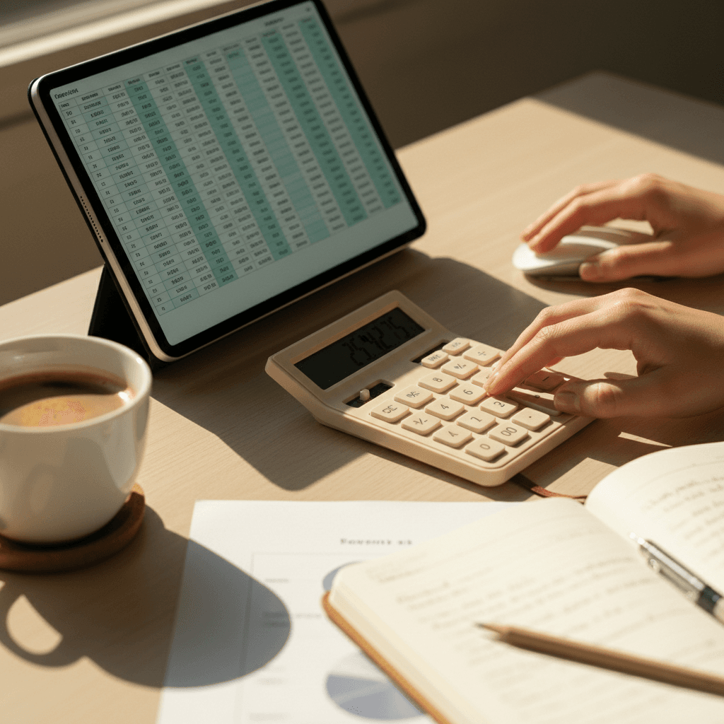 Financial analysis and bookkeeping work in progress